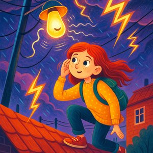 Lampka, która słyszy pioruny