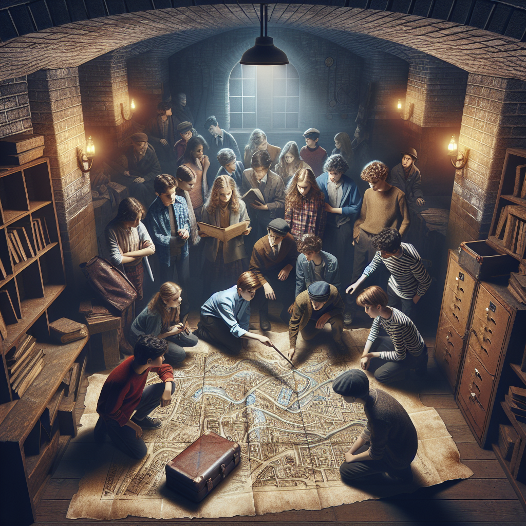 The mystery of the old school map