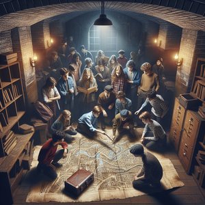 The mystery of the old school map