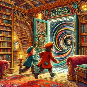 Basia i Marek w Wirującej Bibliotece Cieni