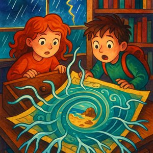 Spirala w szufladzie map